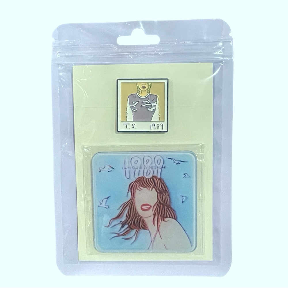 Taylor Swift magnet & pin
